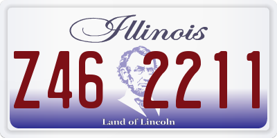 IL license plate Z462211