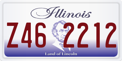 IL license plate Z462212