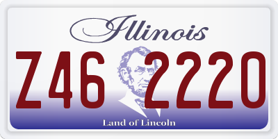IL license plate Z462220