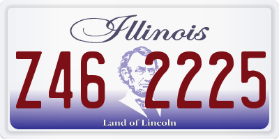 IL license plate Z462225