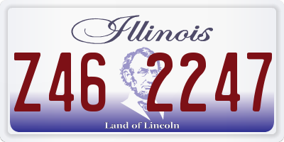 IL license plate Z462247