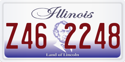 IL license plate Z462248