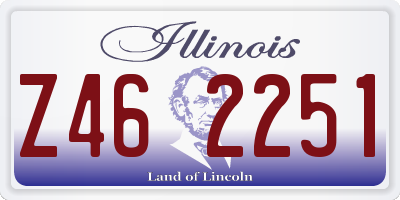IL license plate Z462251