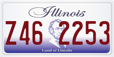 IL license plate Z462253
