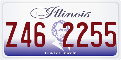 IL license plate Z462255