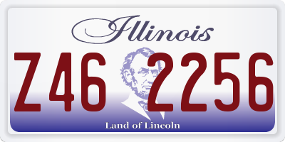 IL license plate Z462256
