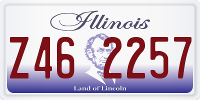 IL license plate Z462257