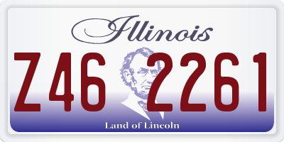 IL license plate Z462261