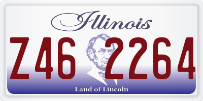 IL license plate Z462264