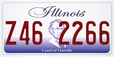 IL license plate Z462266