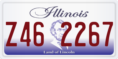 IL license plate Z462267