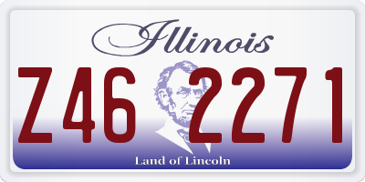 IL license plate Z462271
