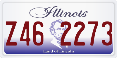 IL license plate Z462273