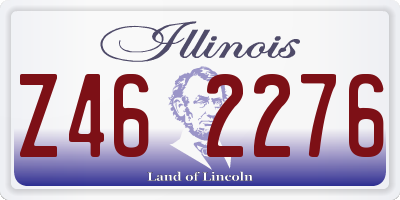 IL license plate Z462276