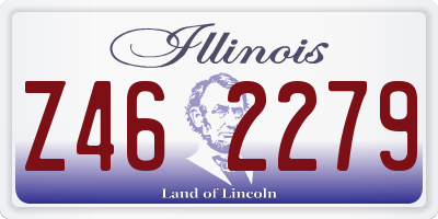 IL license plate Z462279