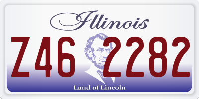 IL license plate Z462282