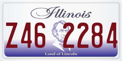 IL license plate Z462284