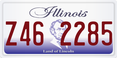 IL license plate Z462285