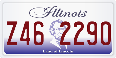 IL license plate Z462290