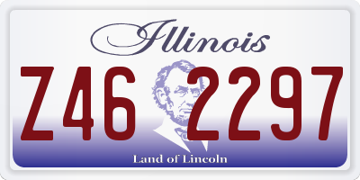 IL license plate Z462297