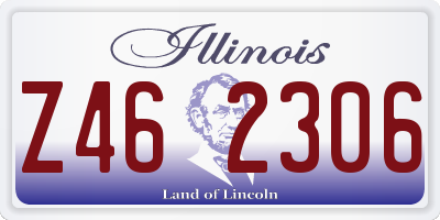 IL license plate Z462306