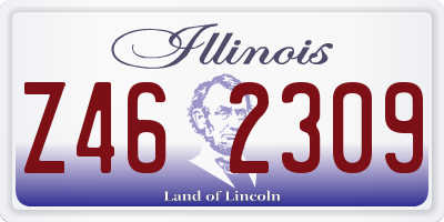 IL license plate Z462309