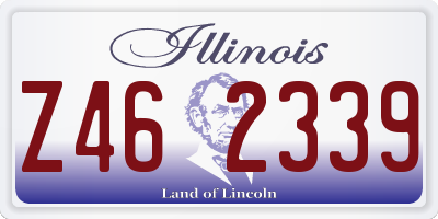 IL license plate Z462339