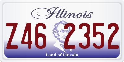 IL license plate Z462352