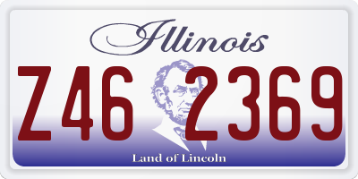 IL license plate Z462369