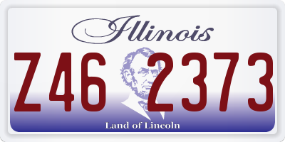 IL license plate Z462373