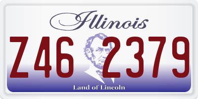 IL license plate Z462379