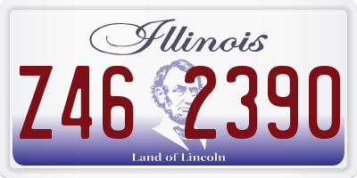 IL license plate Z462390