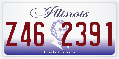 IL license plate Z462391