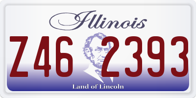 IL license plate Z462393