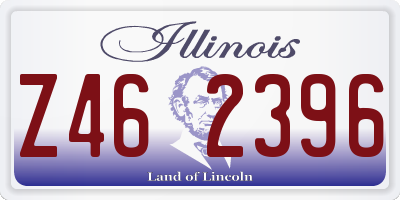 IL license plate Z462396