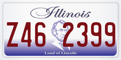 IL license plate Z462399