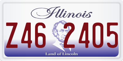 IL license plate Z462405