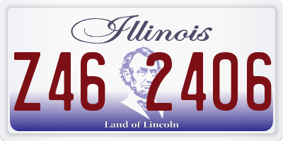 IL license plate Z462406
