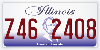 IL license plate Z462408