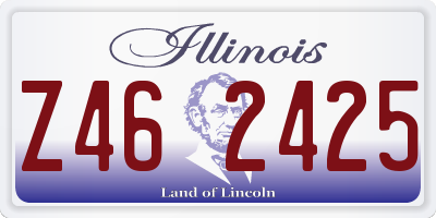 IL license plate Z462425
