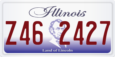 IL license plate Z462427