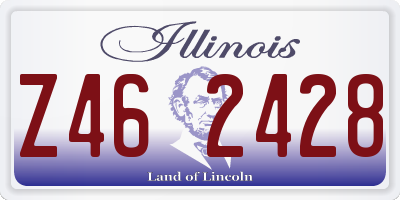 IL license plate Z462428