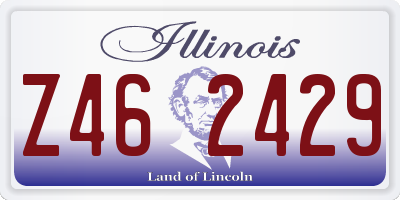 IL license plate Z462429