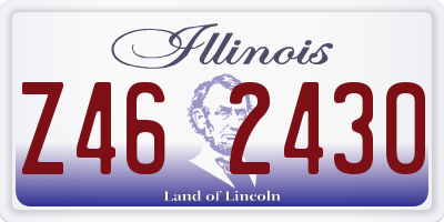 IL license plate Z462430