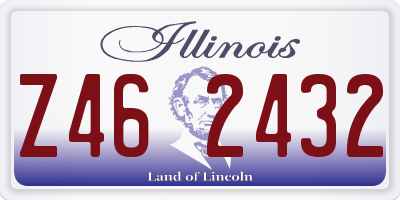 IL license plate Z462432