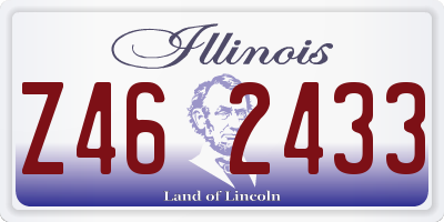 IL license plate Z462433