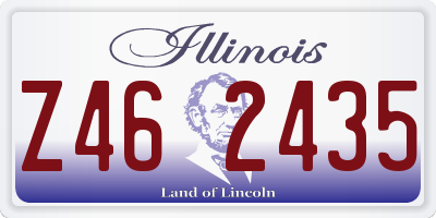 IL license plate Z462435
