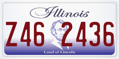 IL license plate Z462436