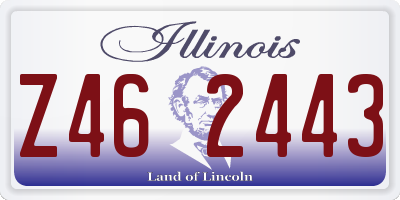 IL license plate Z462443