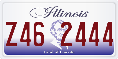 IL license plate Z462444
